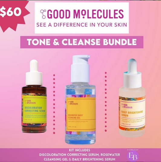 Good Molecules Tone & Cleanse Bundle